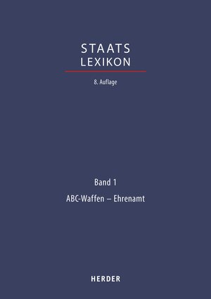 Buchcover Staatslexikon  | EAN 9783451815119 | ISBN 3-451-81511-7 | ISBN 978-3-451-81511-9