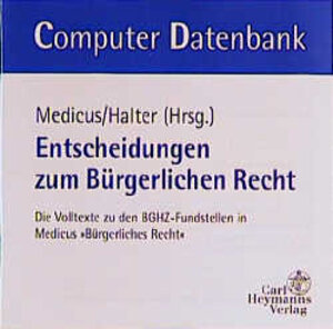 Entscheidungen zum Bürgerlichen Recht. CD- ROM für Windows 3.1/95/ NT