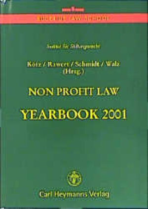 Buchcover Non Profit Law Yearbook 2001  | EAN 9783452251114 | ISBN 3-452-25111-X | ISBN 978-3-452-25111-4