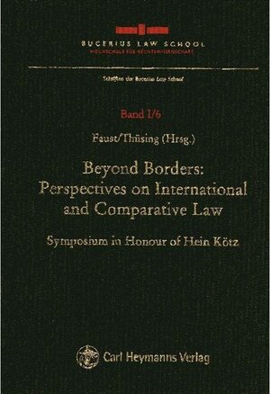 Buchcover Beyond Borders: Perspectives on International and Comparative Law  | EAN 9783452263889 | ISBN 3-452-26388-6 | ISBN 978-3-452-26388-9