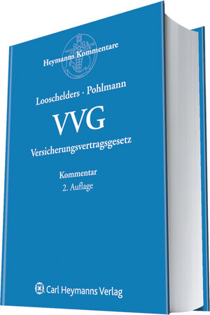 Buchcover Versicherungsvertragsgesetz (VVG)  | EAN 9783452274694 | ISBN 3-452-27469-1 | ISBN 978-3-452-27469-4