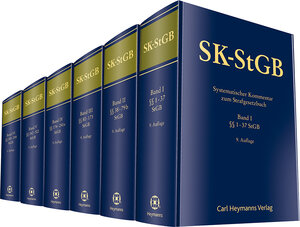 Buchcover SK - StGB Systematische Kommentar zum Strafgesetzbuch | EAN 9783452283078 | ISBN 3-452-28307-0 | ISBN 978-3-452-28307-8