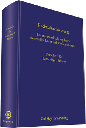 Buchcover Rechtsdurchsetzung  | EAN 9783452285935 | ISBN 3-452-28593-6 | ISBN 978-3-452-28593-5