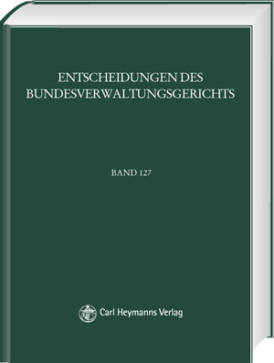 Buchcover BVerwGE - Entscheidungen des Bundesverwaltungsgerichts  | EAN 9783452293268 | ISBN 3-452-29326-2 | ISBN 978-3-452-29326-8
