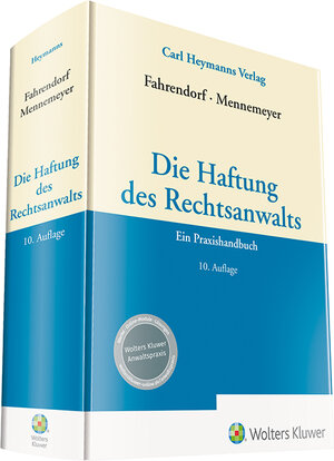 Buchcover Die Haftung des Rechtsanwalts  | EAN 9783452295293 | ISBN 3-452-29529-X | ISBN 978-3-452-29529-3