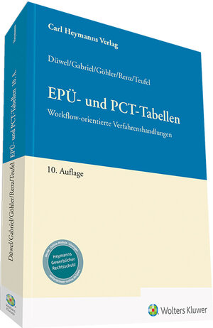 Buchcover EPÜ- und PCT-Tabellen | Isabell Düwel | EAN 9783452298201 | ISBN 3-452-29820-5 | ISBN 978-3-452-29820-1