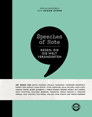 Buchcover Speeches of Note  | EAN 9783453271395 | ISBN 3-453-27139-4 | ISBN 978-3-453-27139-5
