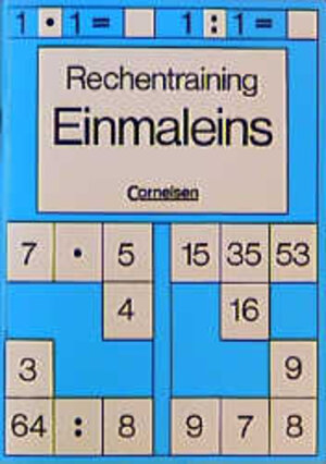 Buchcover Rechentraining / Einmaleins | Hans Weber | EAN 9783454311205 | ISBN 3-454-31120-9 | ISBN 978-3-454-31120-5