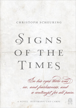 Buchcover Signs of The Times | Ch. Scheuring | EAN 9783455504088 | ISBN 3-455-50408-6 | ISBN 978-3-455-50408-8