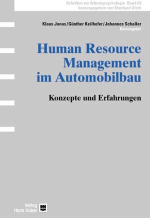 Human Resource Management im Automobilbau. Konzepte und Erfahrungen