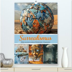 Buchcover Surrealismus (hochwertiger Premium Wandkalender 2025 DIN A2 hoch), Kunstdruck in Hochglanz | Cathrin Illgen | EAN 9783457129869 | ISBN 3-457-12986-X | ISBN 978-3-457-12986-9