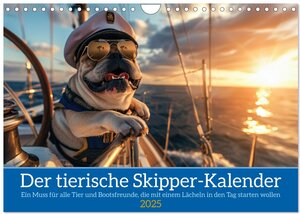 Buchcover Der tierisch Skipper-Kalender (Wandkalender 2025 DIN A4 quer), CALVENDO Monatskalender | Peter Rübsamen | EAN 9783457163047 | ISBN 3-457-16304-9 | ISBN 978-3-457-16304-7