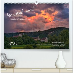 Buchcover Moment mal! an der Oberen Donau (hochwertiger Premium Wandkalender 2025 DIN A2 quer), Kunstdruck in Hochglanz | Andreas Beck | EAN 9783457166482 | ISBN 3-457-16648-X | ISBN 978-3-457-16648-2