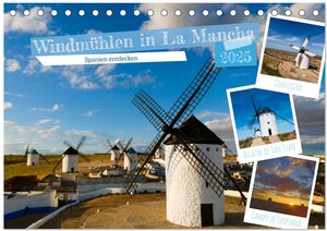 Buchcover Windmühlen in La Mancha (Tischkalender 2025 DIN A5 quer), CALVENDO Monatskalender | Frauke Scholz | EAN 9783457179888 | ISBN 3-457-17988-3 | ISBN 978-3-457-17988-8