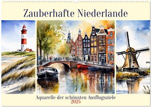 Buchcover Zauberhafte Niederlande (Wandkalender 2025 DIN A2 quer), CALVENDO Monatskalender | Claudia Kleemann | EAN 9783457180860 | ISBN 3-457-18086-5 | ISBN 978-3-457-18086-0