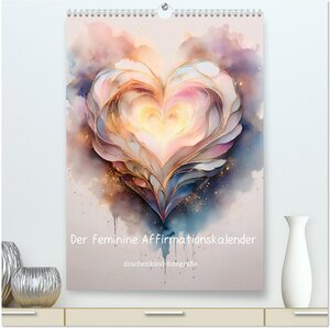 Buchcover Der feminine Affirmationskalender (hochwertiger Premium Wandkalender 2025 DIN A2 hoch), Kunstdruck in Hochglanz | drachenkind-fotografie drachenkind-fotografie | EAN 9783457180983 | ISBN 3-457-18098-9 | ISBN 978-3-457-18098-3