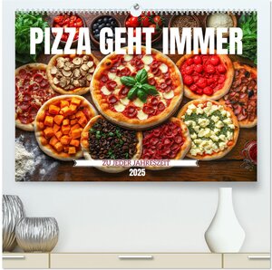 Buchcover Pizza geht immer - Zu jeder Jahreszeit (hochwertiger Premium Wandkalender 2025 DIN A2 quer), Kunstdruck in Hochglanz | MB Fotografie | EAN 9783457215869 | ISBN 3-457-21586-3 | ISBN 978-3-457-21586-9