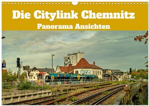 Buchcover Die Citylink Chemnitz Panorama Ansichten (Wandkalender 2025 DIN A3 quer), CALVENDO Monatskalender | Johnny Flash | EAN 9783457226186 | ISBN 3-457-22618-0 | ISBN 978-3-457-22618-6