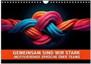 Buchcover Gemeinsam sind wir stark - motivierende Sprüche über Teams (Wandkalender 2026 DIN A4 quer), CALVENDO Monatskalender | Susan Michel | EAN 9783457246276 | ISBN 3-457-24627-0 | ISBN 978-3-457-24627-6