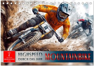 Buchcover Mountainbike - Highspeed durch das Jahr (Tischkalender 2026 DIN A5 quer), CALVENDO Monatskalender | Peter Roder | EAN 9783457253854 | ISBN 3-457-25385-4 | ISBN 978-3-457-25385-4