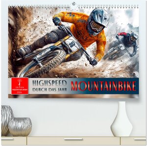 Buchcover Mountainbike - Highspeed durch das Jahr (hochwertiger Premium Wandkalender 2026 DIN A2 quer), Kunstdruck in Hochglanz | Peter Roder | EAN 9783457253878 | ISBN 3-457-25387-0 | ISBN 978-3-457-25387-8