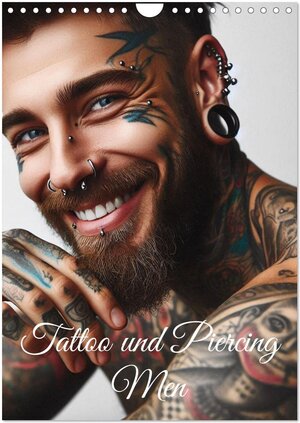 Buchcover Tattoo und Piercing Men (Wandkalender 2026 DIN A4 hoch), CALVENDO Monatskalender | Ezra Ezra | EAN 9783457258767 | ISBN 3-457-25876-7 | ISBN 978-3-457-25876-7