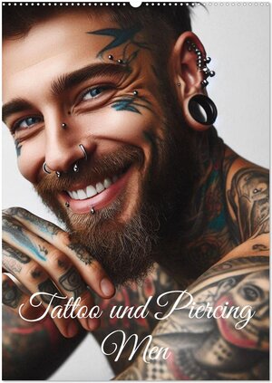Buchcover Tattoo und Piercing Men (Wandkalender 2026 DIN A2 hoch), CALVENDO Monatskalender | Ezra Ezra | EAN 9783457258811 | ISBN 3-457-25881-3 | ISBN 978-3-457-25881-1