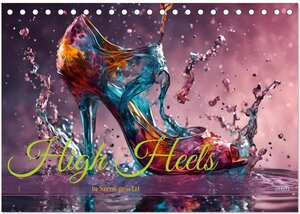 Buchcover High Heels in Szene gesetzt (Tischkalender 2026 DIN A5 quer), CALVENDO Monatskalender | Babett Paul | EAN 9783457388778 | ISBN 3-457-38877-6 | ISBN 978-3-457-38877-8