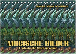 Buchcover Magische Bilder - fantastische Stereogramme (Tischkalender 2026 DIN A5 quer), CALVENDO Monatskalender | Renate Utz | EAN 9783457419458 | ISBN 3-457-41945-0 | ISBN 978-3-457-41945-8