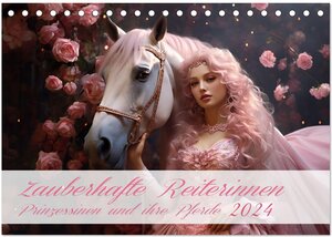 Buchcover Zauberhafte Reiterinnen (Tischkalender 2026 DIN A5 quer), CALVENDO Monatskalender | Ally Bee | EAN 9783457479964 | ISBN 3-457-47996-8 | ISBN 978-3-457-47996-4