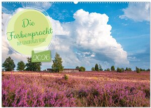 Buchcover Die Farbenpracht der Lüneburger Heide (Wandkalender 2026 DIN A2 quer), CALVENDO Monatskalender | Sandra Lorenzen-Müller | EAN 9783457598801 | ISBN 3-457-59880-0 | ISBN 978-3-457-59880-1
