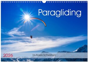 Buchcover Paragliding - lautloses Schweben (Wandkalender 2026 DIN A3 quer), CALVENDO Monatskalender | Andy Frötscher | EAN 9783457839393 | ISBN 3-457-83939-5 | ISBN 978-3-457-83939-3