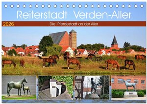 Buchcover Reiterstadt Verden - Aller (Tischkalender 2026 DIN A5 quer), CALVENDO Monatskalender | Günther Klünder | EAN 9783457964583 | ISBN 3-457-96458-0 | ISBN 978-3-457-96458-3