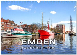 Buchcover EMDEN Seehafenstadt mit Flair (Wandkalender 2026 DIN A3 quer), CALVENDO Monatskalender | Andrea Dreegmeyer | EAN 9783457964590 | ISBN 3-457-96459-9 | ISBN 978-3-457-96459-0