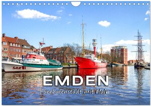 Buchcover EMDEN Seehafenstadt mit Flair (Wandkalender 2026 DIN A4 quer), CALVENDO Monatskalender | Andrea Dreegmeyer | EAN 9783457964842 | ISBN 3-457-96484-X | ISBN 978-3-457-96484-2