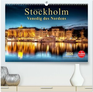 Buchcover Stockholm - Venedig des Nordens (hochwertiger Premium Wandkalender 2026 DIN A2 quer), Kunstdruck in Hochglanz | Peter Roder | EAN 9783457968987 | ISBN 3-457-96898-5 | ISBN 978-3-457-96898-7