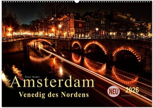 Buchcover Amsterdam - Venedig des Nordens (Wandkalender 2026 DIN A2 quer), CALVENDO Monatskalender | Peter Roder | EAN 9783457971635 | ISBN 3-457-97163-3 | ISBN 978-3-457-97163-5
