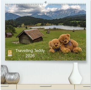 Buchcover Travelling Teddy 2026 (hochwertiger Premium Wandkalender 2026 DIN A2 quer), Kunstdruck in Hochglanz | C-K-Images C-K-Images | EAN 9783457972304 | ISBN 3-457-97230-3 | ISBN 978-3-457-97230-4