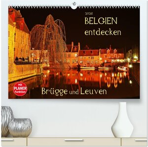 Buchcover Belgien entdecken - Brügge und Leuven (hochwertiger Premium Wandkalender 2026 DIN A2 quer), Kunstdruck in Hochglanz | Jutta Heußlein | EAN 9783457982839 | ISBN 3-457-98283-X | ISBN 978-3-457-98283-9