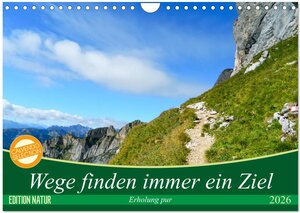 Buchcover Wege finden immer ein Ziel (Wandkalender 2026 DIN A4 quer), CALVENDO Monatskalender | Carmen Vogel | EAN 9783457994337 | ISBN 3-457-99433-1 | ISBN 978-3-457-99433-7