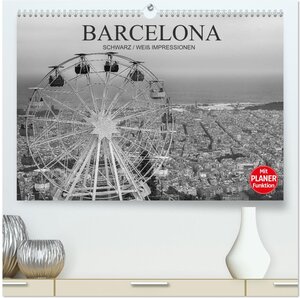 Buchcover Barcelona Schwarz / Weiß Impressionen (hochwertiger Premium Wandkalender 2026 DIN A2 quer), Kunstdruck in Hochglanz | Dirk Meutzner | EAN 9783457998397 | ISBN 3-457-99839-6 | ISBN 978-3-457-99839-7