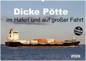 Buchcover Dicke Pötte im Hafen und auf großer Fahrt (Wandkalender 2026 DIN A2 quer), CALVENDO Monatskalender | SchnelleWelten SchnelleWelten | EAN 9783457998458 | ISBN 3-457-99845-0 | ISBN 978-3-457-99845-8