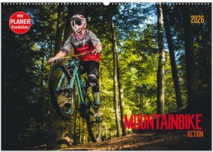 Buchcover Mountainbike Action (Wandkalender 2026 DIN A2 quer), CALVENDO Monatskalender | Dirk Meutzner | EAN 9783457999455 | ISBN 3-457-99945-7 | ISBN 978-3-457-99945-5