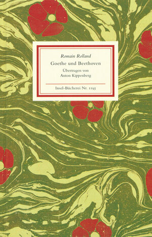 Buchcover Goethe und Beethoven | Romain Rolland | EAN 9783458191933 | ISBN 3-458-19193-3 | ISBN 978-3-458-19193-3