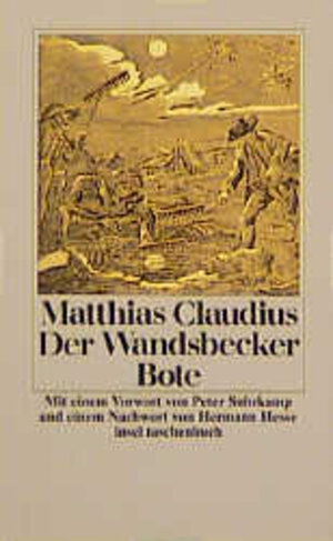 Buchcover Der Wandsbecker Bote | Matthias Claudius | EAN 9783458318309 | ISBN 3-458-31830-5 | ISBN 978-3-458-31830-9