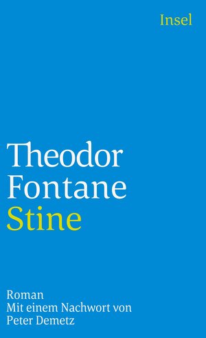 Buchcover Stine | Theodor Fontane | EAN 9783458325994 | ISBN 3-458-32599-9 | ISBN 978-3-458-32599-4