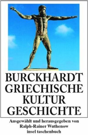 Buchcover Griechische Kulturgeschichte | Jacob Burckhardt | EAN 9783458345411 | ISBN 3-458-34541-8 | ISBN 978-3-458-34541-1