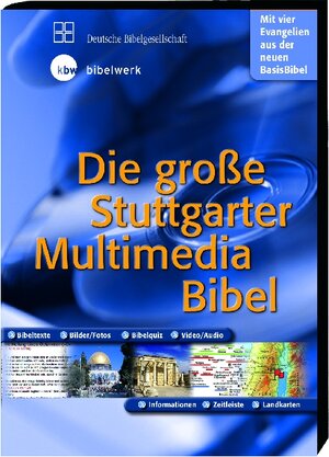 Buchcover Die große Stuttgarter Multimedia Bibel  | EAN 9783460010413 | ISBN 3-460-01041-X | ISBN 978-3-460-01041-3