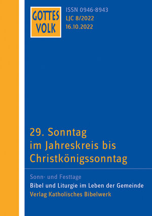 Buchcover Gottes Volk LJ C8/2022  | EAN 9783460268081 | ISBN 3-460-26808-5 | ISBN 978-3-460-26808-1
