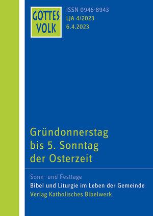 Buchcover Gottes Volk LJ A4/2023  | EAN 9783460268142 | ISBN 3-460-26814-X | ISBN 978-3-460-26814-2